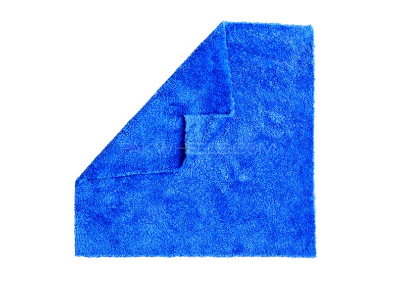 Nextzett Microfibre Cloth Polish Plush Deluxe 40x40 550GSM Blue Image-1