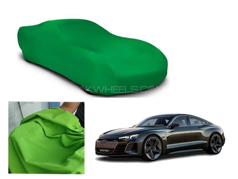 Audi E Tron GT Microfiber Coated Anti Scratch And Anti Swirls Water Resistant Top Cover Image-1