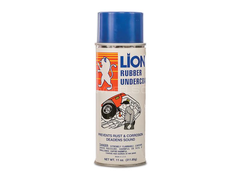 Lion Rubber Undercoating Spray Can Sound Deadening Anti Rust Coating  Image-1
