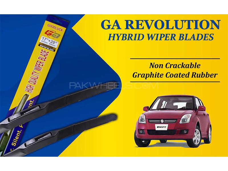 Suzuki Swift 2009-2021 GA Revolution Hybrid Wiper Blades | Non Cracking Graphite Coated Rubber Image-1