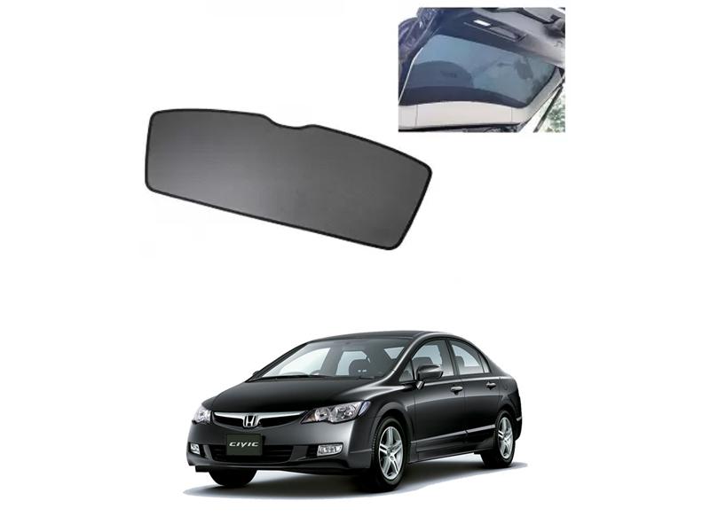 Honda Civic 2006-2012 Fix Back Shade Black UV Protection Heat Protection  Image-1