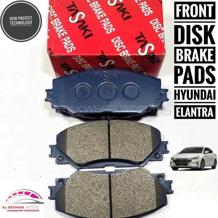 Hyundai Elantra front disk brake pads (2020-23)MADE IN KOREA Image-1