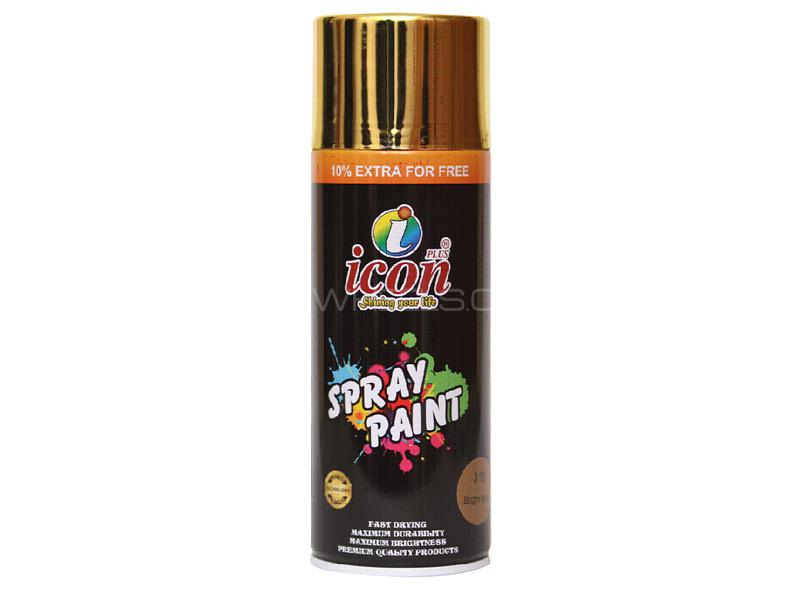 Icon Plus Spray Paint 300ml - Bright Gold  Image-1
