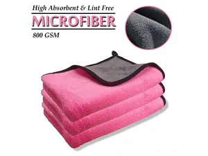 Microfiber Towels for Cars - 16x16 inch Lint Free Car Microfiber Towel - 5  Pack - 380gsm Microfiber Detailing Towels 