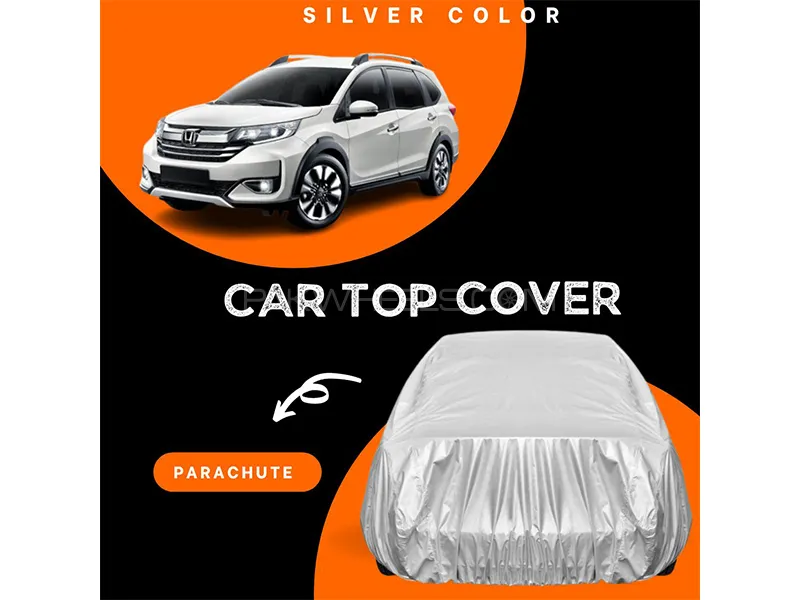 Honda BR-V 2017-2022 Parachute Silver Car Top Cover Image-1