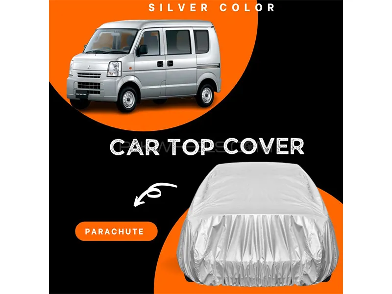 Mitsubishi Mini Cab Parachute Silver Car Top Cover Image-1