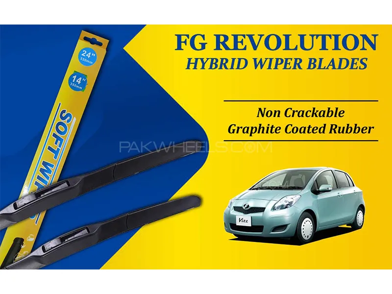 Toyota Vitz 2005-2010 FG Wiper Blades | Hybrid Type | Graphite Coated Rubber