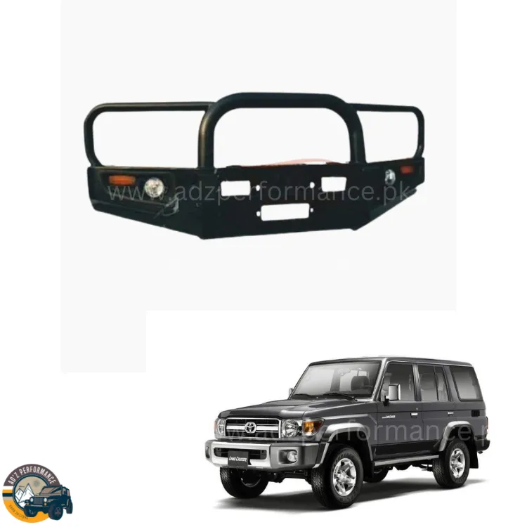 ARB Style Bumper For Toyota Land Cruiser Prado RKR FJ70 J78 LC70 Image-1