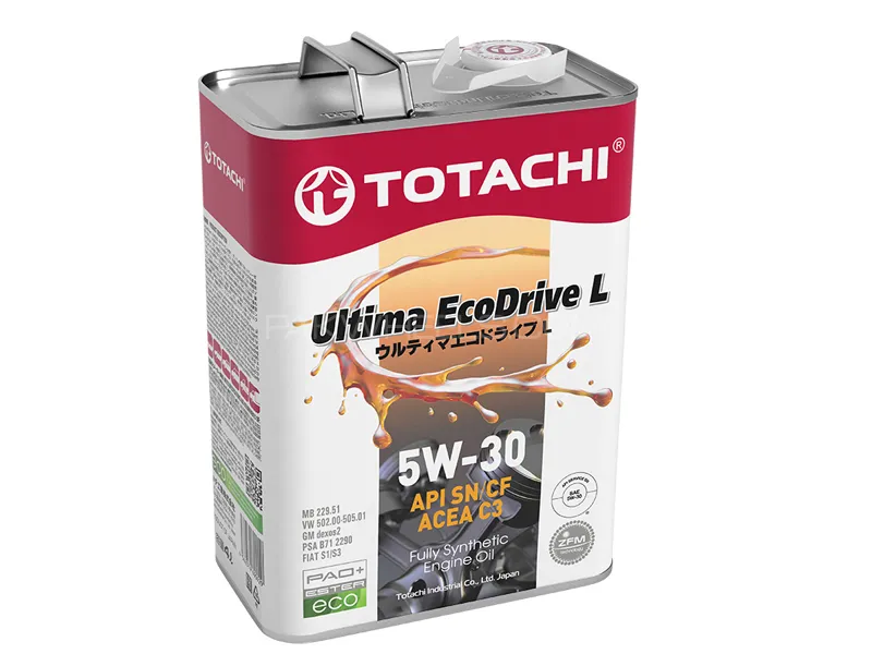 Totachi 5w30 SAE API SN/CF Ultima Eco Drive Full Synthetic Oil 4L Image-1