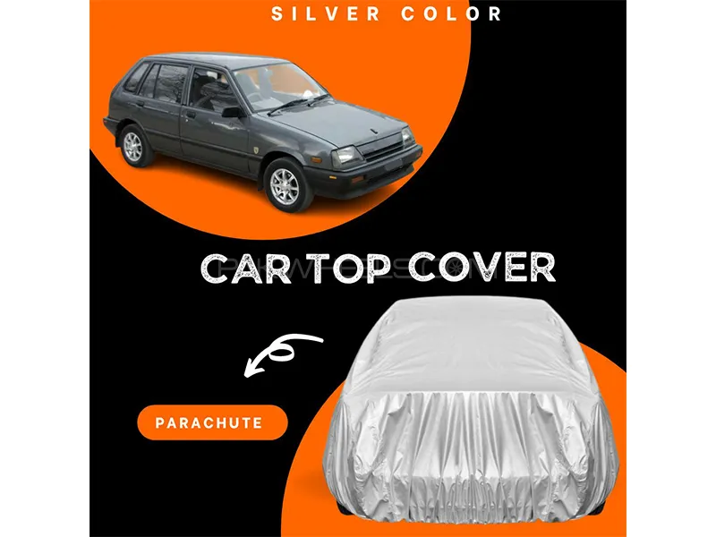 Suzuki Khyber 1988-1999 Parachute Silver Car Top Cover Image-1