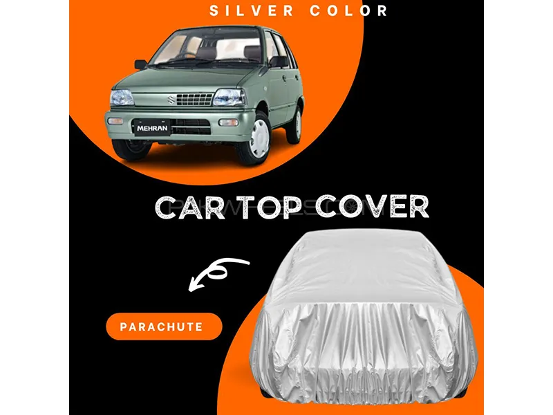 Suzuki Mehran 1988-2019 Parachute Silver Car Top Cover