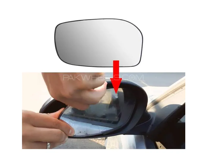 Toyota Aqua 2012-2020 Inner Side Mirror Glass Left Side Image-1