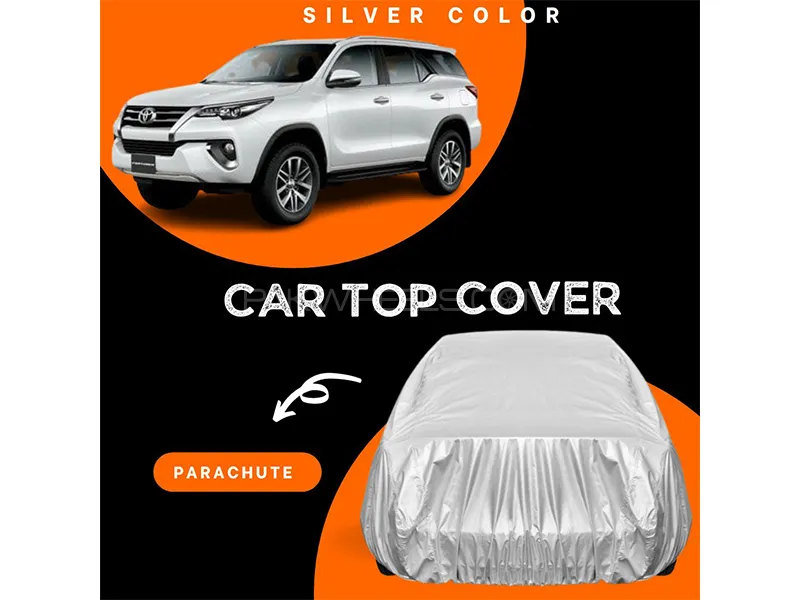 Toyota Fortuner 2016-2023 Parachute Silver Car Top Cover