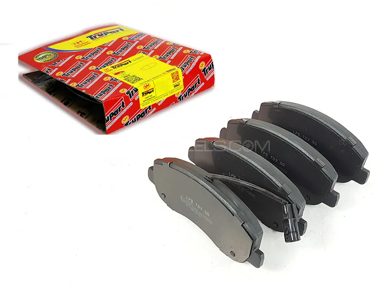 Toyota Corolla Saloon 2002-2008 Trupart Front Brake Pad - 3194 Red Image-1