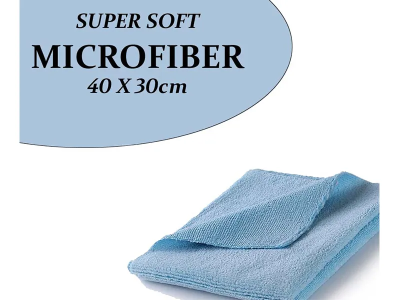 Microfiber Cloth | Microfiber Towel For Car Cleaning | 40x30cm | 450gsm - Pack Of 2 Image-1