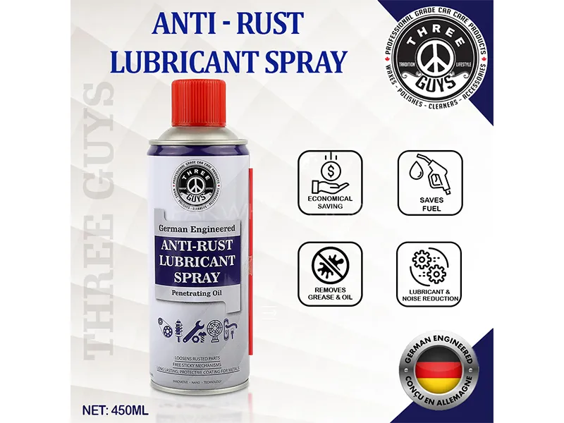 Three Guys Anti-Rust Lubricant Spray - 450ml Image-1