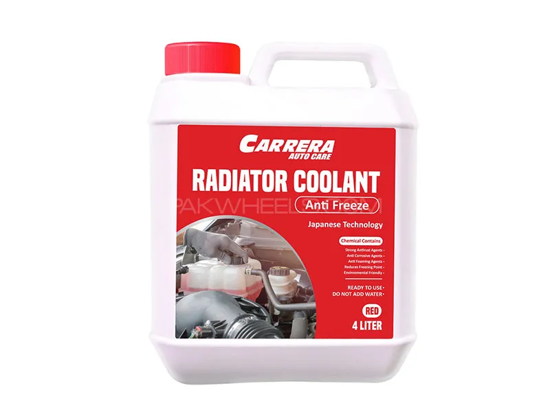 Carrera Radiator Coolant Anti Freeze Anti Rust Premixed 4L Red Image-1