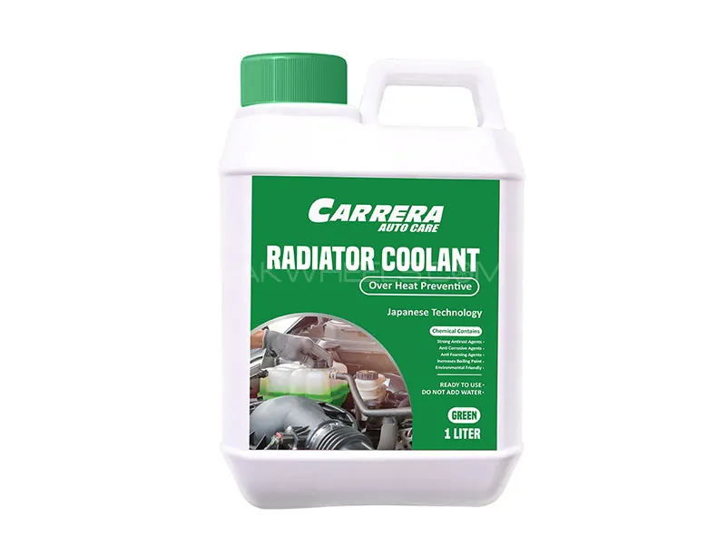 Carrera Radiator Coolant Over Heat Preventive Anti Rust Premixed 1L Green Image-1