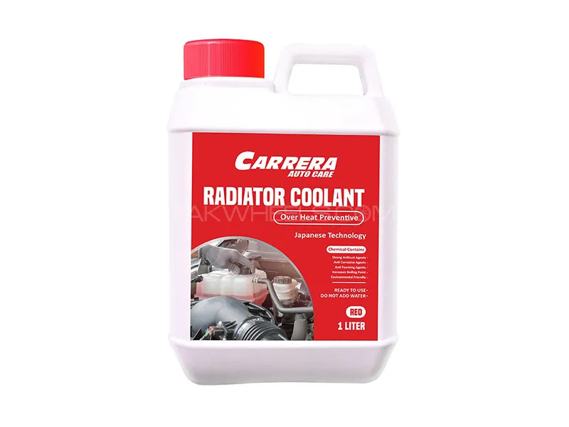Carrera Radiator Coolant Over Heat Preventive Anti Rust Premixed 1L RED Image-1