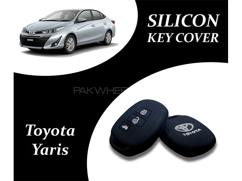 Toyota Yaris 2020-2023 Key Cover | Silicone | Black | Pack Of 2