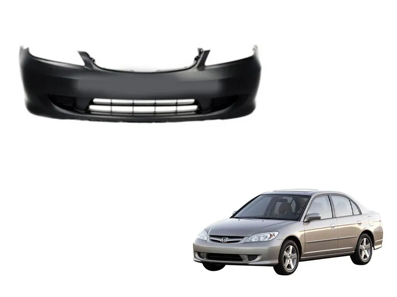Honda Civic 2002-2004 Front Bumper Non Painted Taiwan Image-1