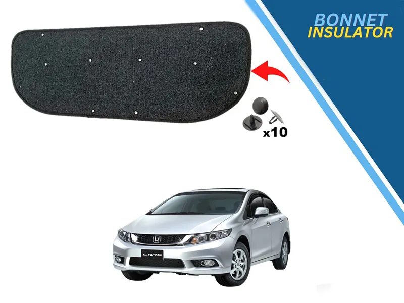Honda Civic 2015-2020  Hood Insulator Bonnet Cover Namda Liner