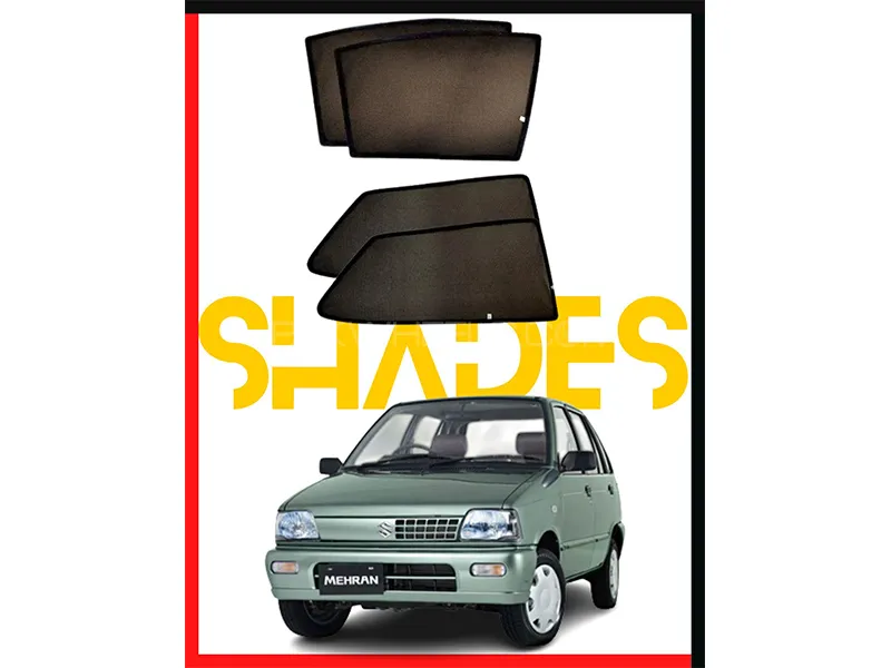 Suzuki Mehran 1988-2019 Car Door Window Shades - 4 Pcs  Image-1