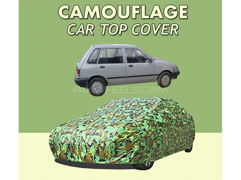 Suzuki Khyber 1989-1999 Top Cover | Camouflage Design Parachute | Double Stitched | Water Proof Image-1