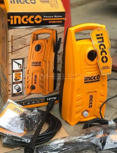 Copper Motor INGCO Brand High Pressure Car Washer - 130 Bar Image-1