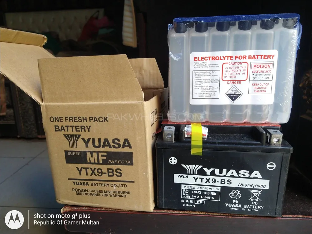 yausa heavy bike battry Ytx9-bs brand new limited quantity Image-1