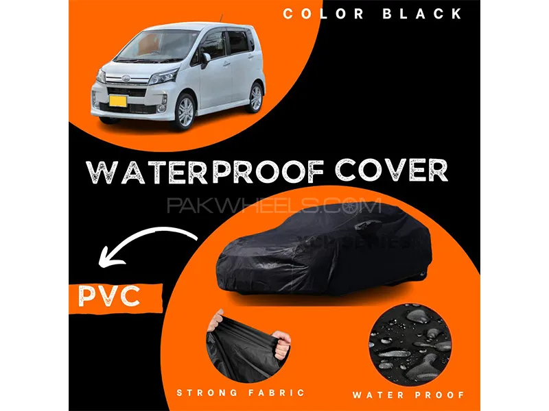Daihatsu Move 2014-2023 Polymer Coated Top Cover | Waterproof | Double Stitched | Black 