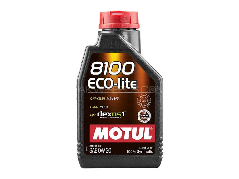 Motul Engine Motor Oil 8100 Eco-lite 0w-20 1L Image-1