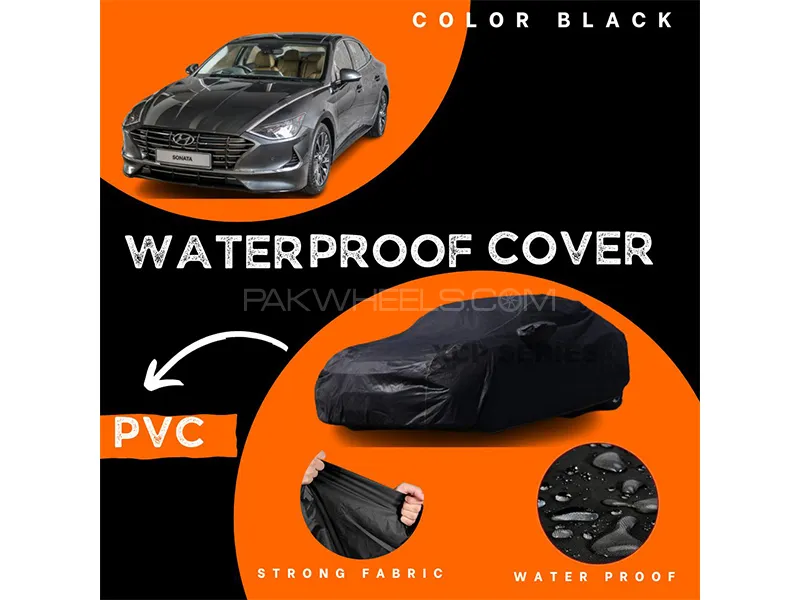 Hyundai Sonata 2021-2023 Polymer Coated Top Cover | Waterproof | Double Stitched | Black 