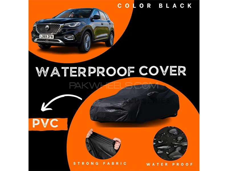 MG HS 2020-2023 Polymer Coated Top Cover | Waterproof | Double Stitched | Black  Image-1