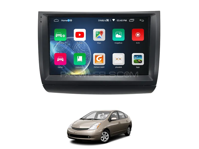 Toyota Prius 2nd Gen 2003-2009 Android Screen Panel IPS Display 9 inch - 1 GB Ram/16 GB Rom Image-1