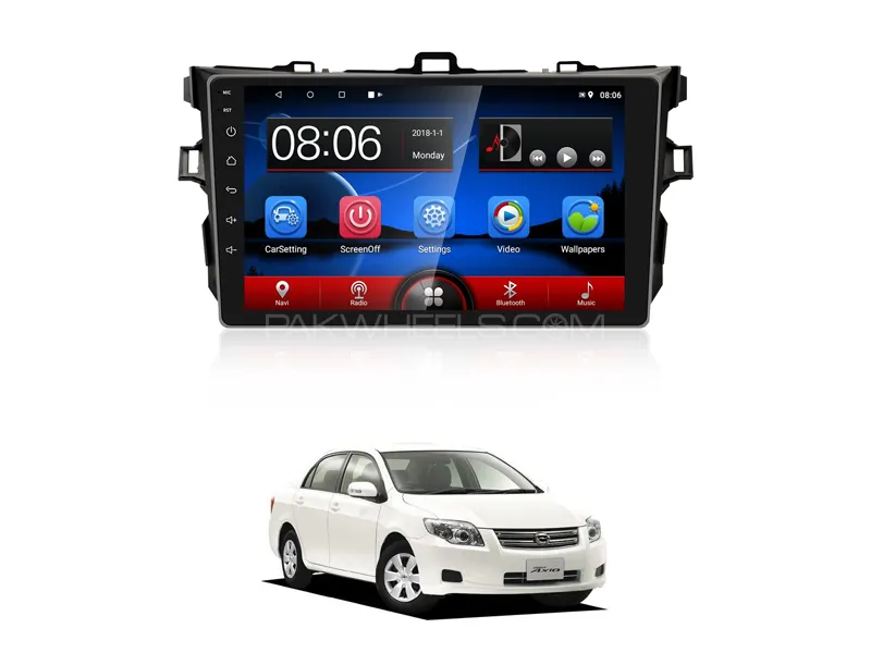 Toyota Corolla Axio 2006-2012 Android Screen Panel IPS Display 9 inch - 2 GB Ram/32 GB Rom