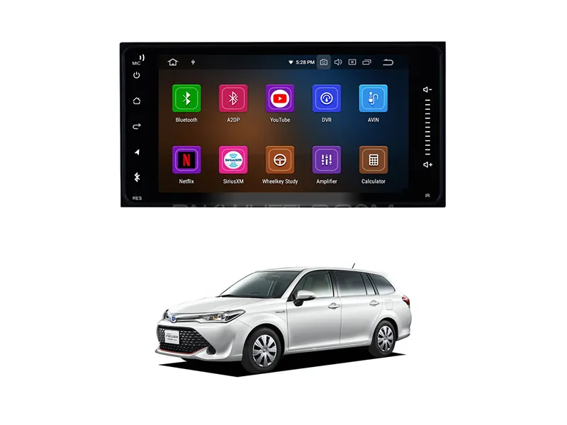 Toyota Corolla Fielder Android Screen Panel IPS Display 9 inch - 2 GB Ram/32 GB Rom