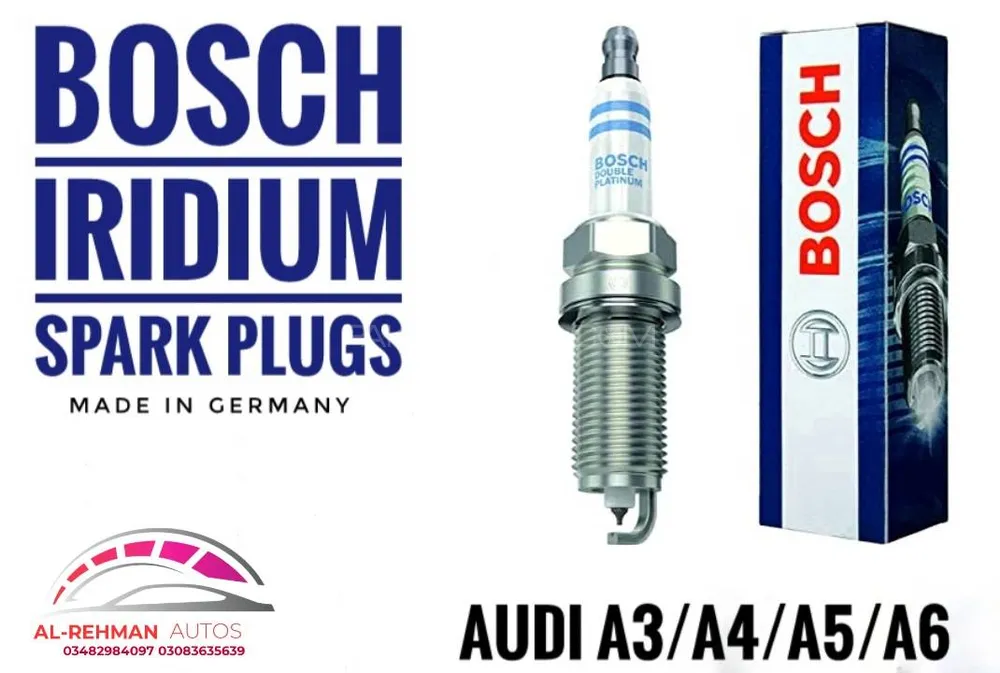 Audi A3/ A4 /A5 /A6 Iridium spark plugs Bosch (4pcs) Image-1