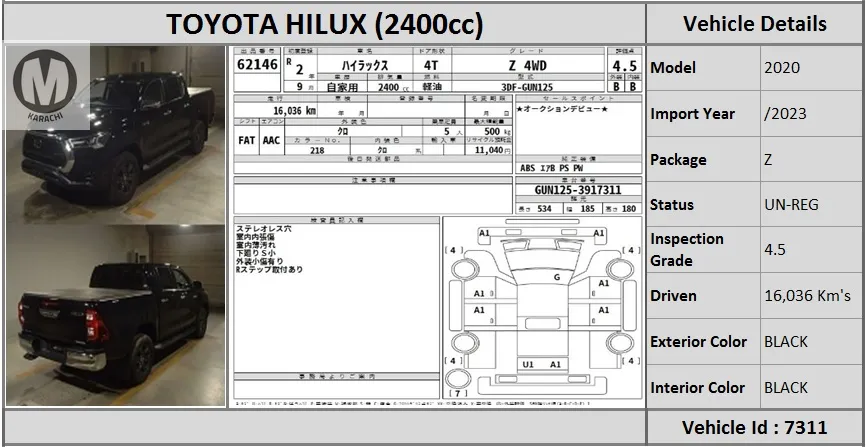 Toyota Hilux 2020 for Sale in Karachi Image-1