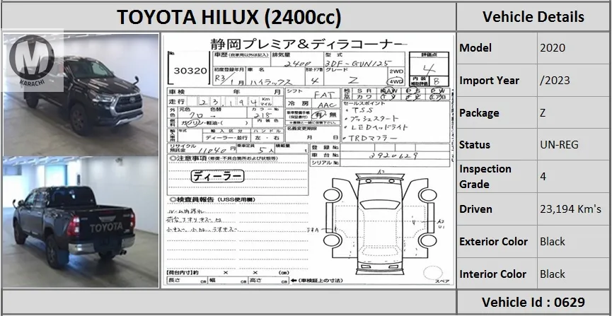 Toyota Hilux 2020 for Sale in Karachi Image-1