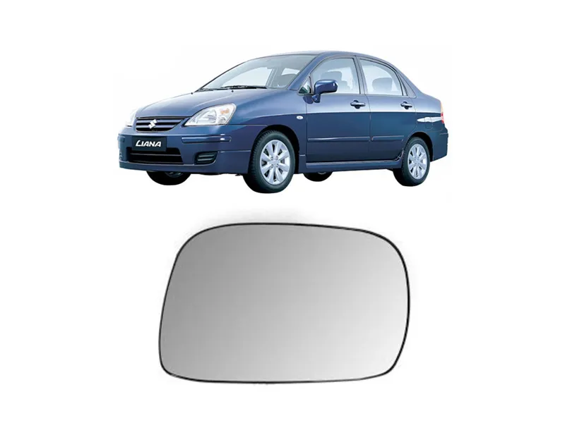 Suzuki Liana Right Side Mirror Reflective Glass Image-1
