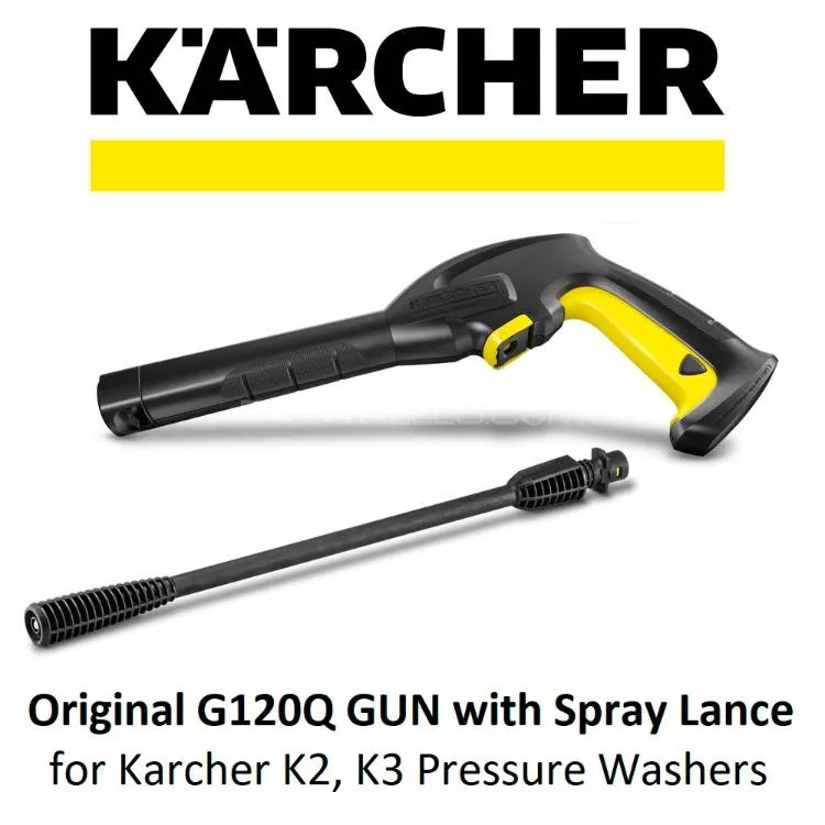 KARCHER Pressure Washer GUN complete with Spray Lance for K2 K3 - G120Q Original Karcher Germany Image-1