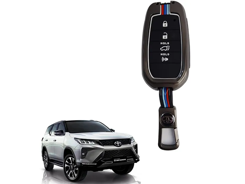 Toyota Fortuner Legender 2021-2023 Key Cover With Metal Shell Image-1