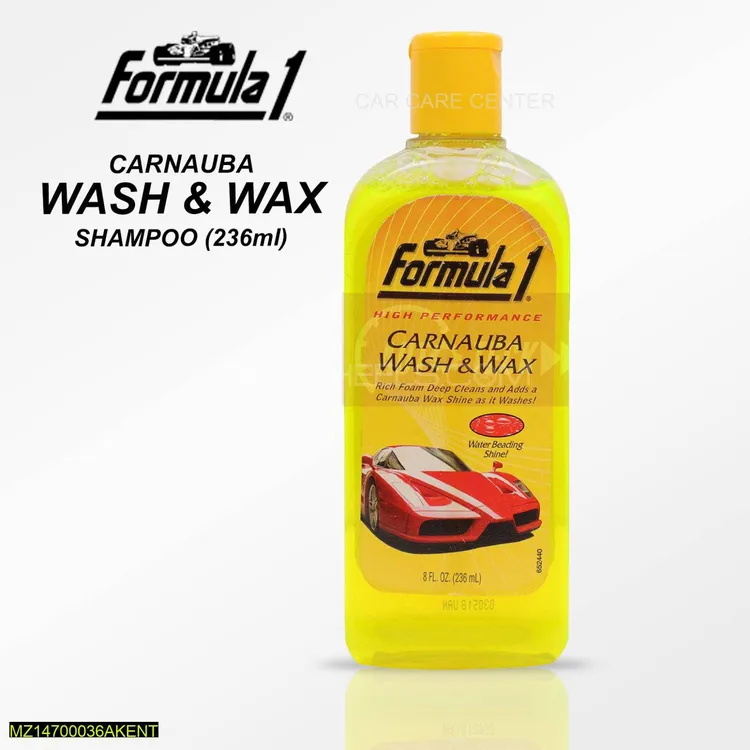 CAR WASH AND WAX SHAMPOO Image-1
