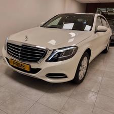 Mercedes Benz S400 L
3500 cc Hybird
Long Wheel Base
Exclusive Line
Model 2017
Invoice 2016
Registered 2016
Designo Diamond White
Nut Brown Leather Interior
33000 Km
Chauffeur Package
Panoramic sunroof
Wood/leather Multifunction steering wheel
Rear Recliner Seat with Memory Package
Rear electric roller blinds
LED headlamps 
High Gloss Walnut Wood Trim
Ambient lighting 
Memory package
Rear view Camera
Premium Sound System
Adjustable Suspension
Spare Remote
Single Owner

Location: 

Prime Motors
Allama Iqbal Road, 
Block 2, P..E.C.H.S,
Karachi