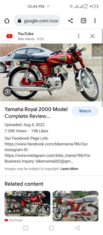 Yamaha Royale YB 100 2009 for Sale Image-1