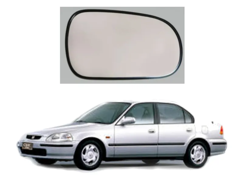 Honda Civic 1996-2000 EK Side Mirror Reflective Glass 1pc RH Image-1