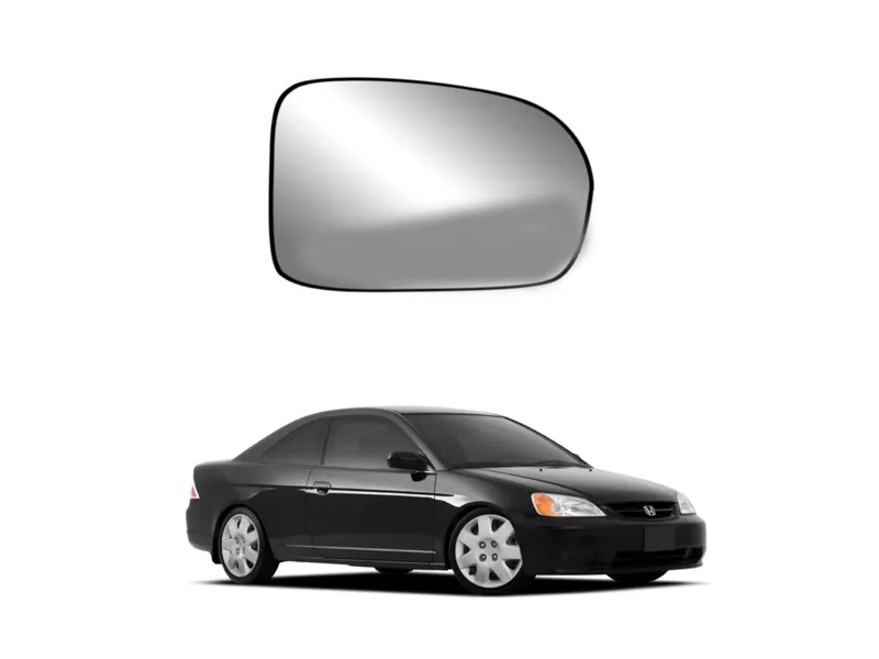 Honda Civic 2001-2005 CF ES Side Mirror Reflective Glass 1pc RH Image-1