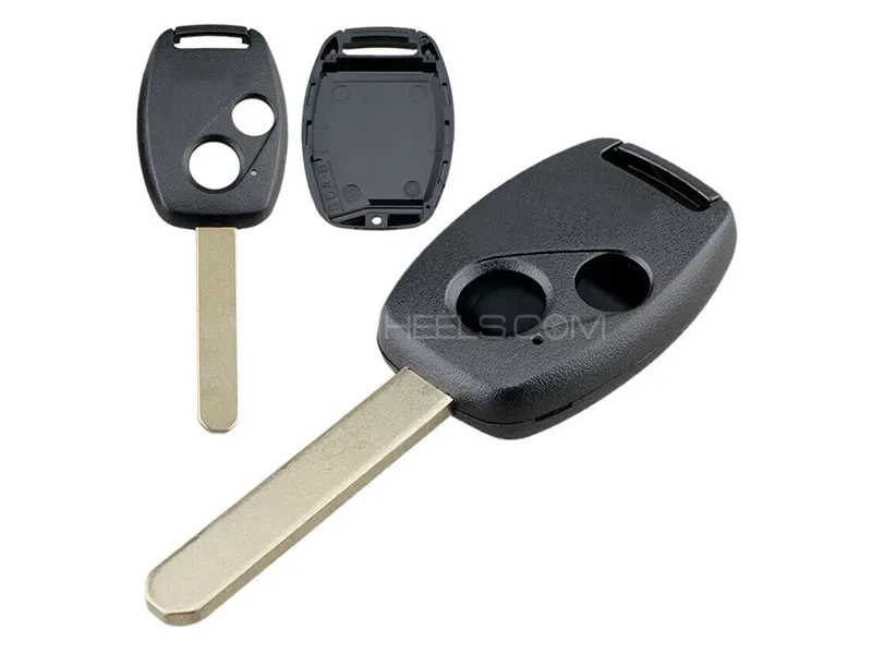 Replacement Key Shell Case Cover with 2 Buttons For Honda Civic 2005-2012 Image-1