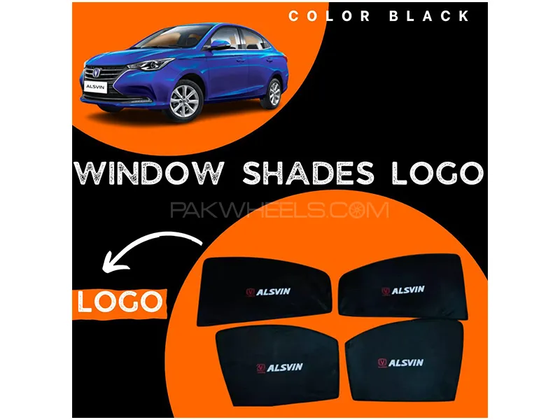 Changan Alsvin 2021-2023 Car Door Logo Shades - 4 Pcs Image-1